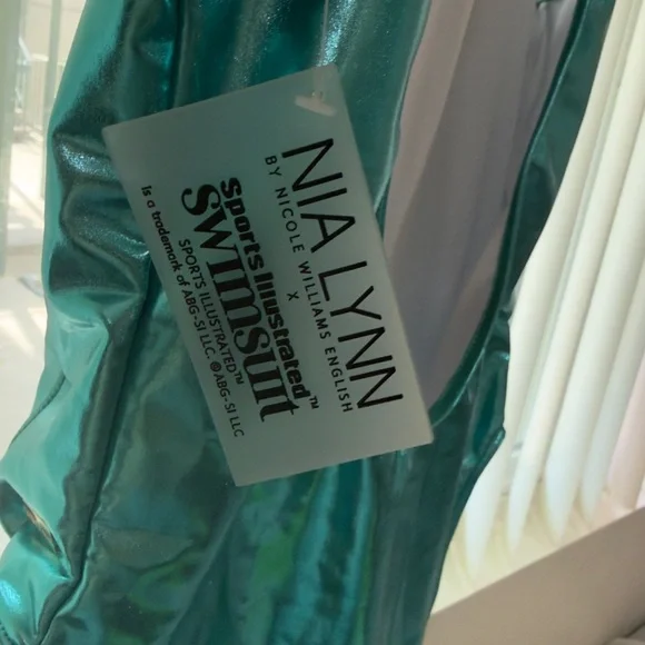 Nia Lynn by Nicole Williams English x Sports Illustrated Swimsuit Turquoise - Picture 7 of 9